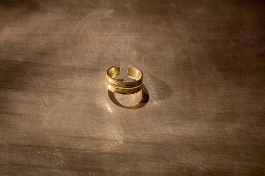 Nkuku Bolari Double Band Ring