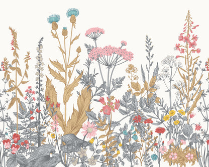 Origin Murals Botanical Fleur Dove Coral 350cm X 280cm