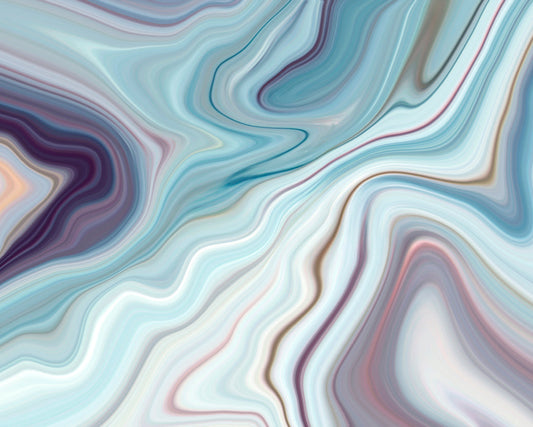 Origin Murals Marbled Ink Soft Teal 350cm X 280cm