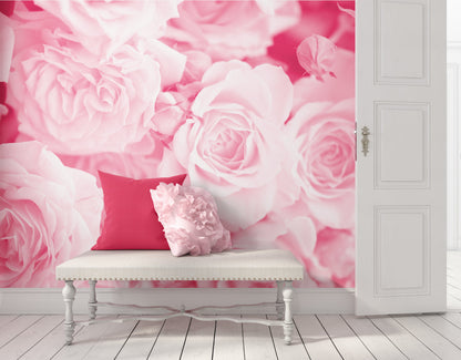 Origin Murals Petals Rose Pink 300cm X 240cm