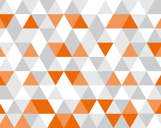 Origin Murals Geometric Tangerine 300cm X 240cm