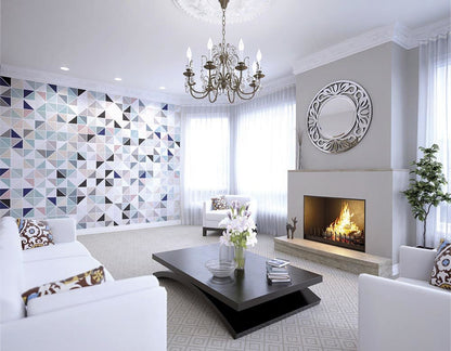 Origin Murals Geometry Blush Jade 300cm X 240cm