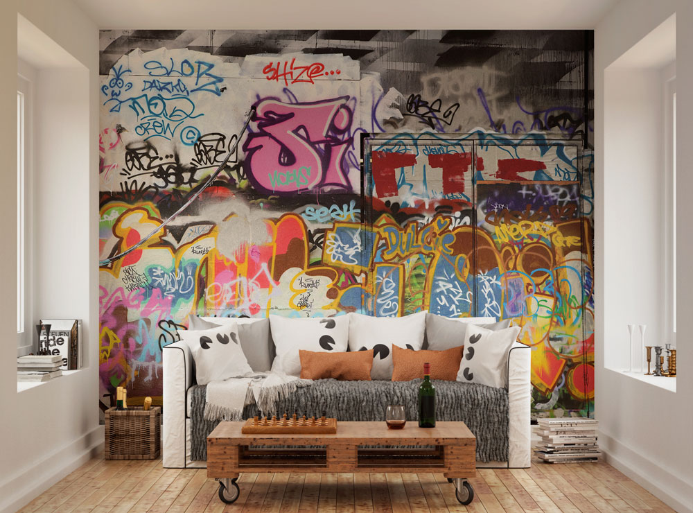 Origin Murals Urban Graffiti Multi 300cm X 240cm