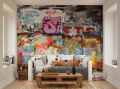 Origin Murals Urban Graffiti Multi 300cm X 240cm