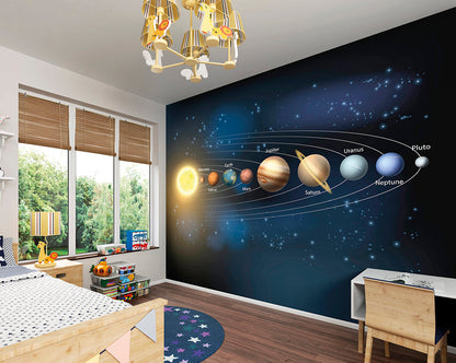 Origin Murals Planets Multi 300cm X 240cm