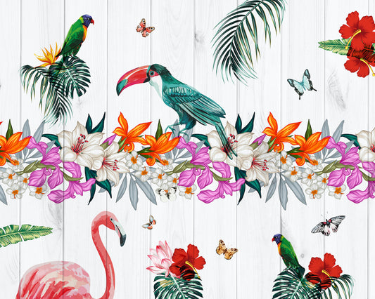 Origin Murals Birds Of Paradise Multi 300cm X 240cm