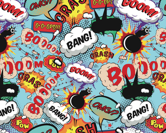 Origin Murals Comic Pop Multi 350cm X 280cm