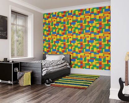 Origin Murals Toy Bricks Multi 350cm X 280cm