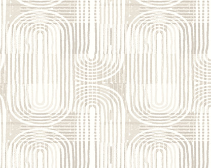 Origin Murals Curved Line Texture Grey 350cm X 280cm