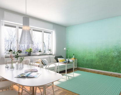 Origin Murals Ombre Gradient Green 300cm X 240cm
