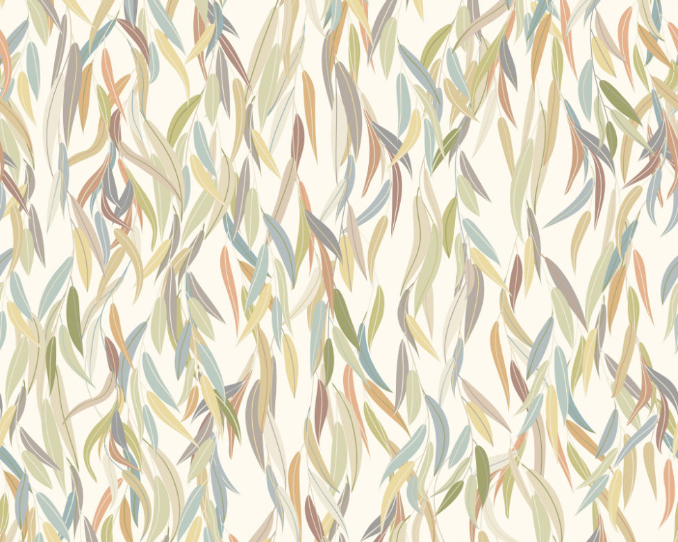 Origin Murals Willow Leaves Natural Stone 350cm X 280cm