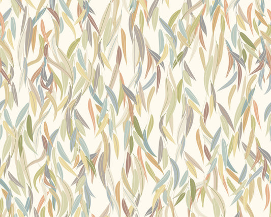 Origin Murals Willow Leaves Natural Stone 350cm X 280cm