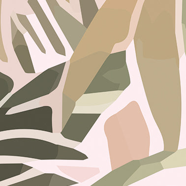Origin Murals Pretty Palms Natural Blush 350cm X 280cm