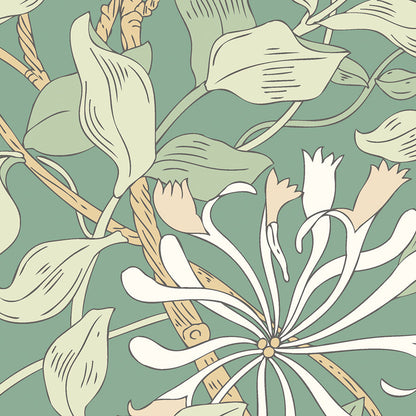 Origin Murals Honeysuckle Soft Jade 300cm X 240cm