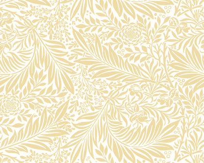 Origin Murals Trailing Ferns Soft Gold 300cm X 240cm