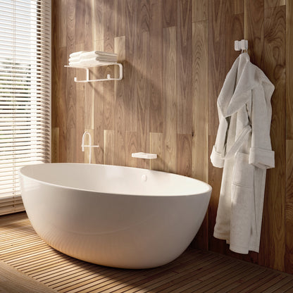 Origins Living Gedy Outline Shower Basket Matt White