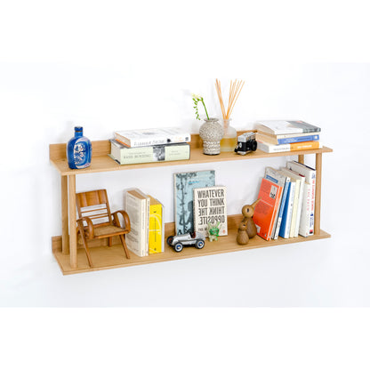 Wireworks Wall Shelf Platform 2 Oak