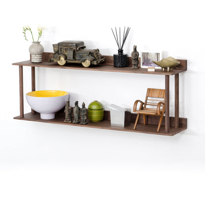 Wireworks Wall Shelf Platform 2 Walnut