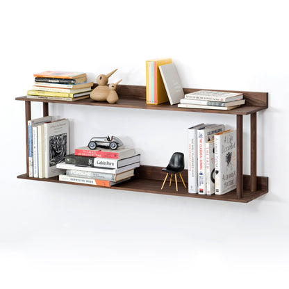 Wireworks Wall Shelf Platform 2 Walnut