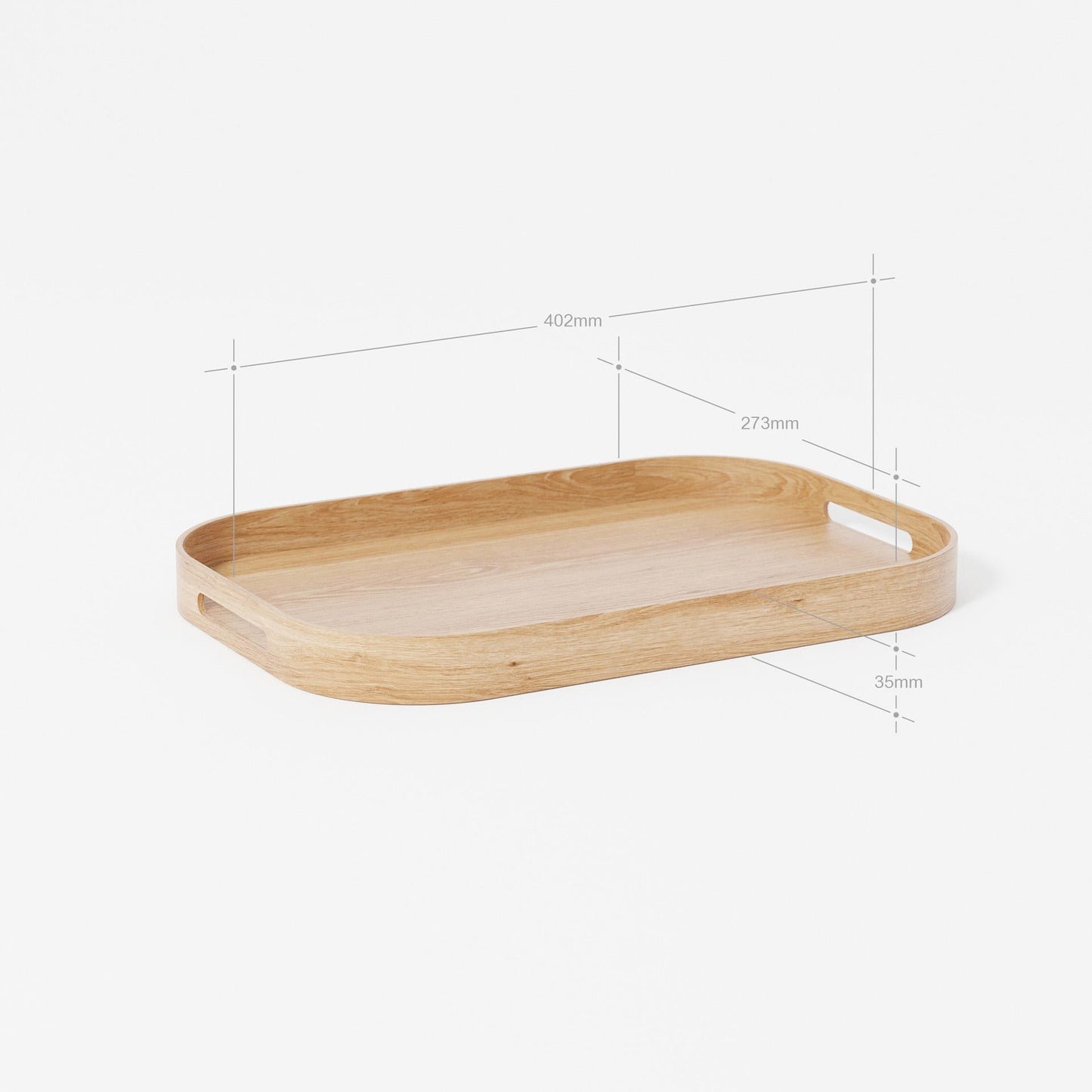 Wireworks Bellhop Tray 402 Oak