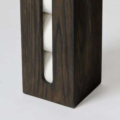 Wireworks Roll Holder Box Mezza Dark Oak