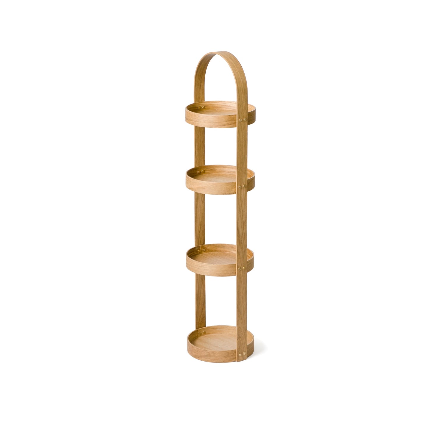 Wireworks Mezza Caddy 4 Tray Oak