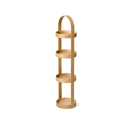 Wireworks Mezza Caddy 4 Tray Oak