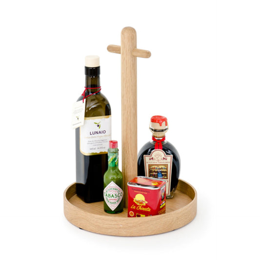 Wireworks Condiment Tray Oak