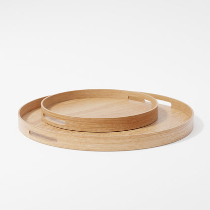 Wireworks Busboy Tray 450 Oak