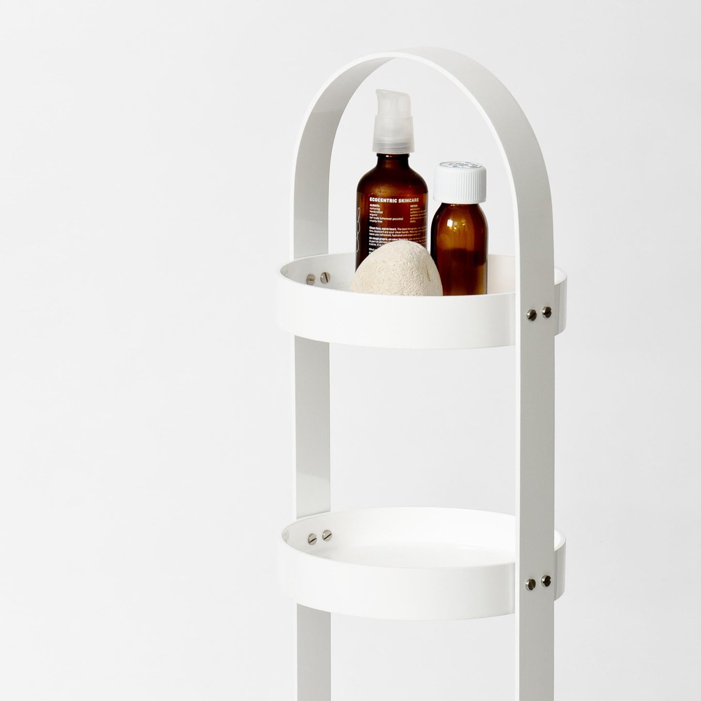 Wireworks Round Caddy 4 Tray White