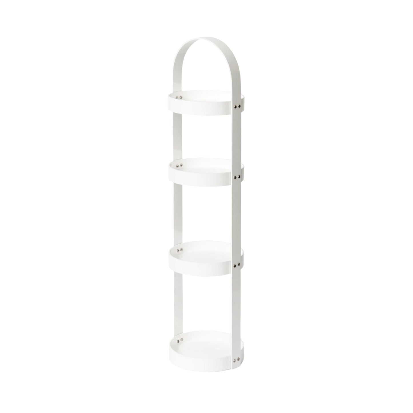Wireworks Round Caddy 4 Tray White
