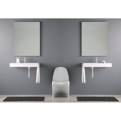 Origins Living Slim Rectangular Mirror 58 50x80cm