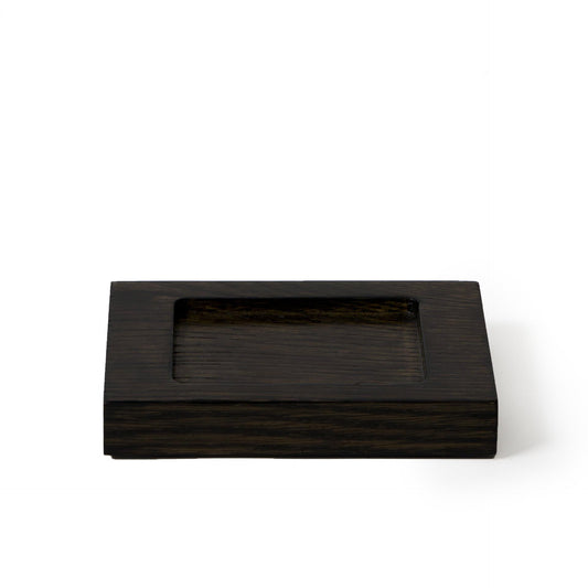 Wireworks Mezza Soap Dish Dark Oak