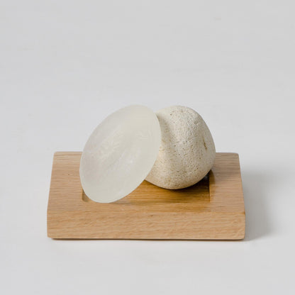 Wireworks Mezza Soap Dish Oak