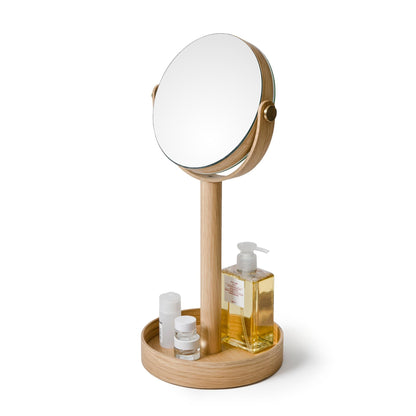 Wireworks Magnify Mirror Close Up Oak