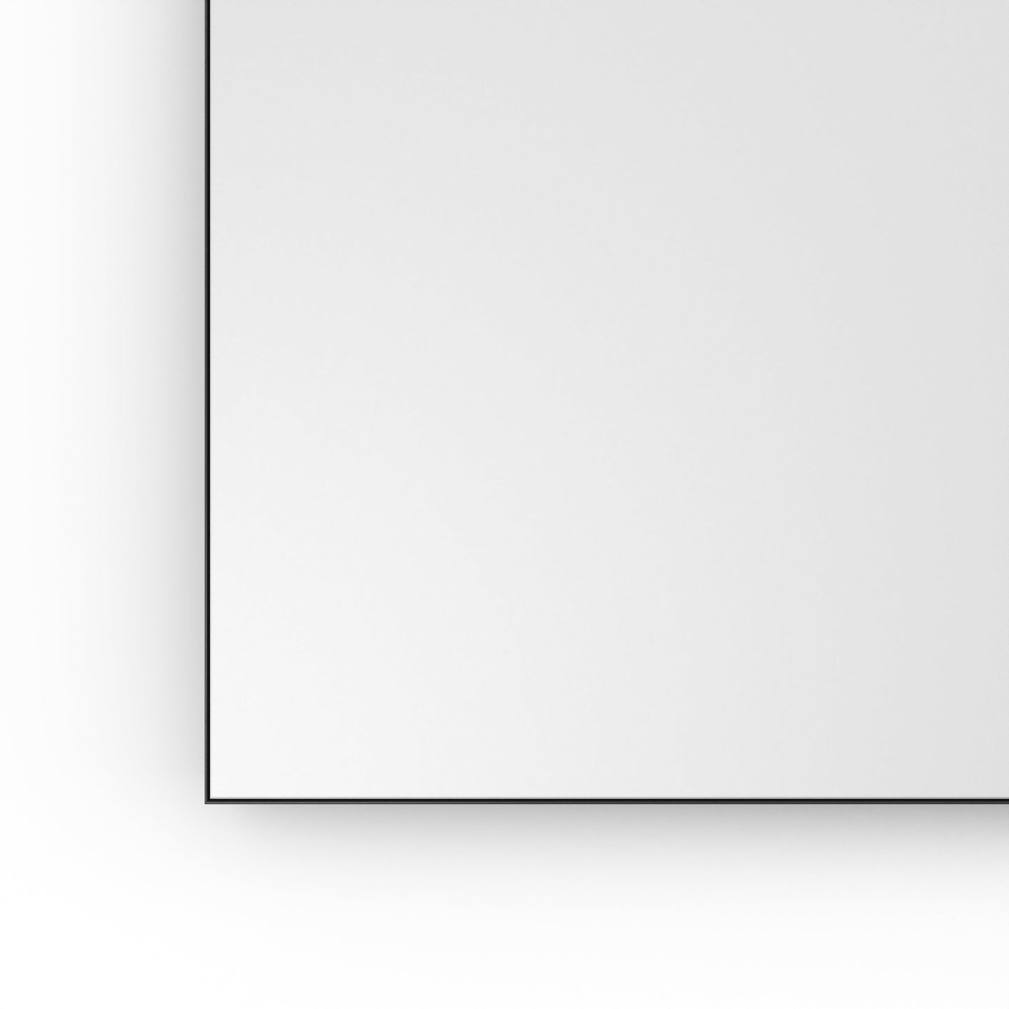 Origins Living Tate Rectangular Mirror 140x70cm Matt Black