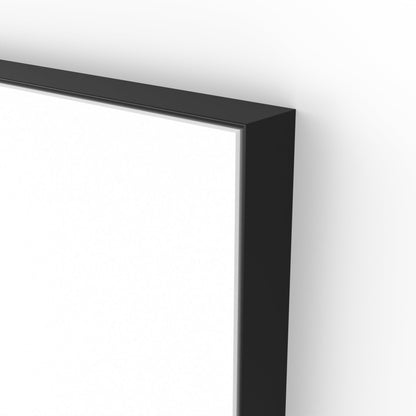 Origins Living Tate Rectangular Mirror 70x90cm Matt Black