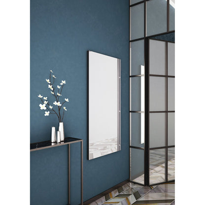 Origins Living Tate Rectangular Mirror 120x70cm Matt Black