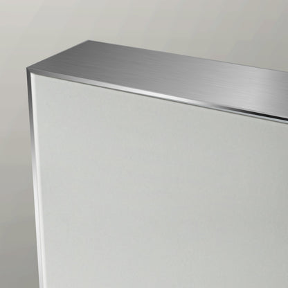 Origins Living Tate Rectangular Mirror 140x70cm Polished Aluminium