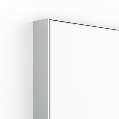 Origins Living Tate Rectangular Mirror 120x70cm Polished Aluminium