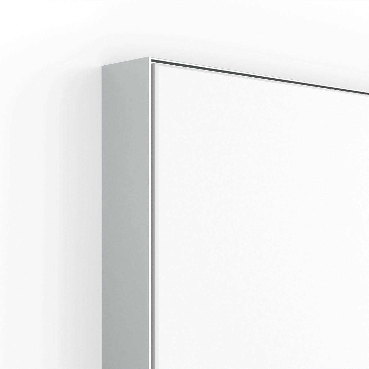 Origins Living Tate Rectangular Mirror 60x80cm Polished Aluminium