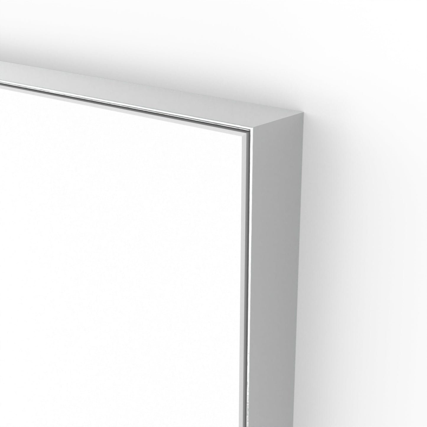 Origins Living Tate Rectangular Mirror 120x70cm Polished Aluminium