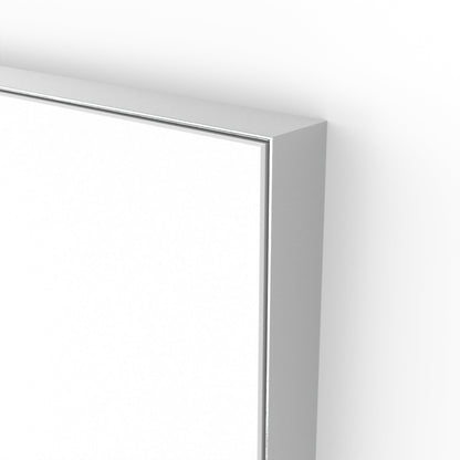 Origins Living Tate Rectangular Mirror 140x70cm Polished Aluminium