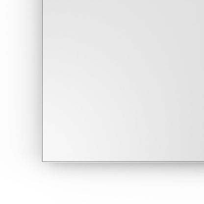 Origins Living Tate Rectangular Mirror 60x80cm Matt White