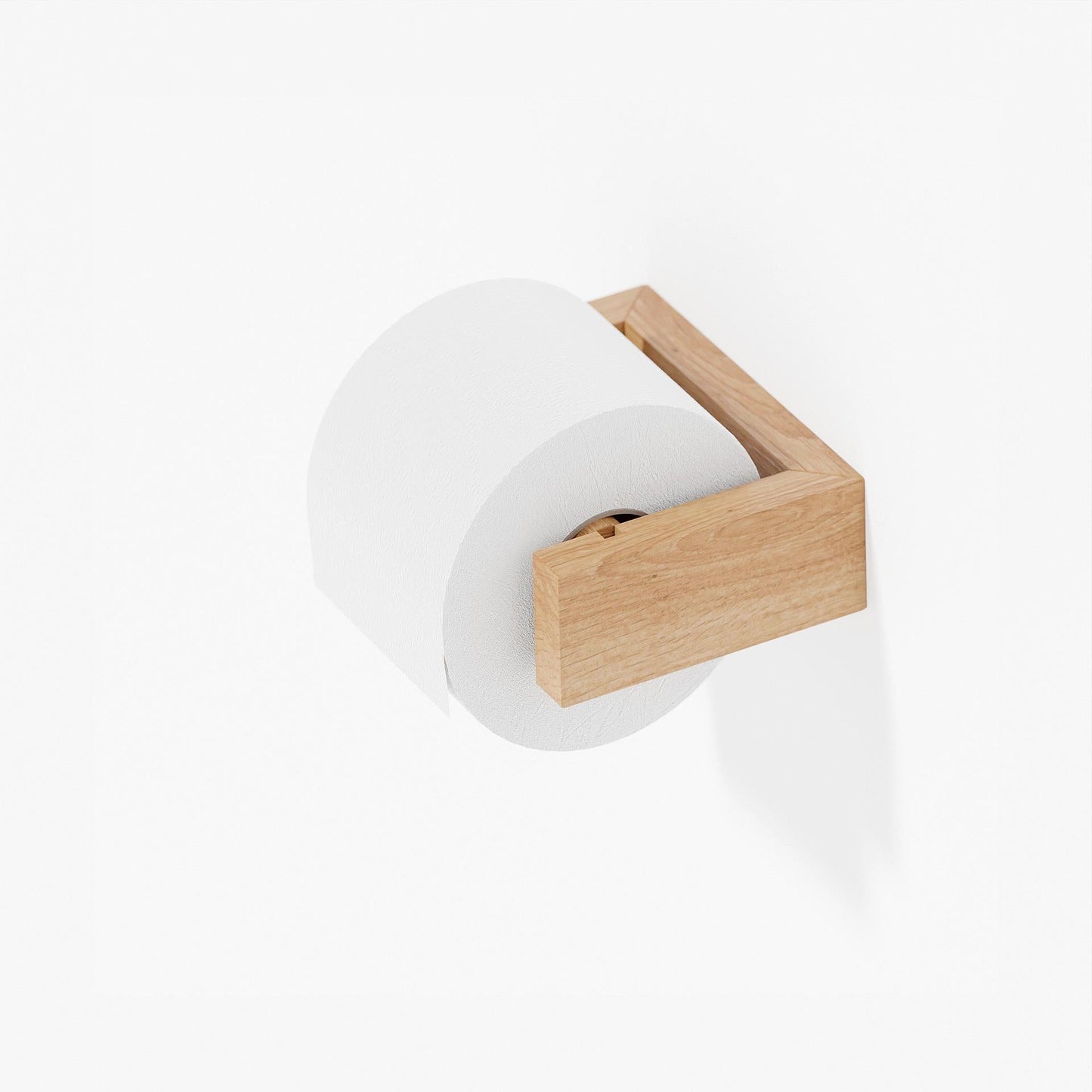 Wireworks Toilet Roll Holder Slimline Oak