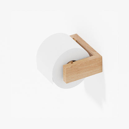 Wireworks Toilet Roll Holder Slimline Oak
