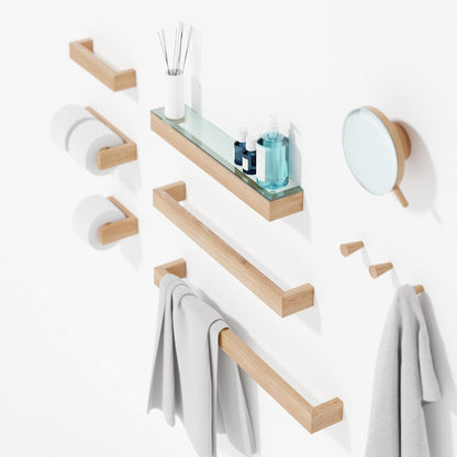 Wireworks Toilet Roll Holder Slimline Oak