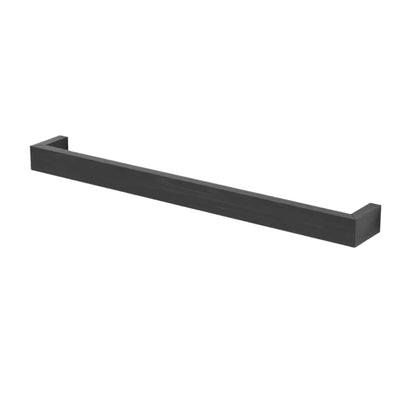Wireworks Towel Rail 72cm Slimline Dark Oak