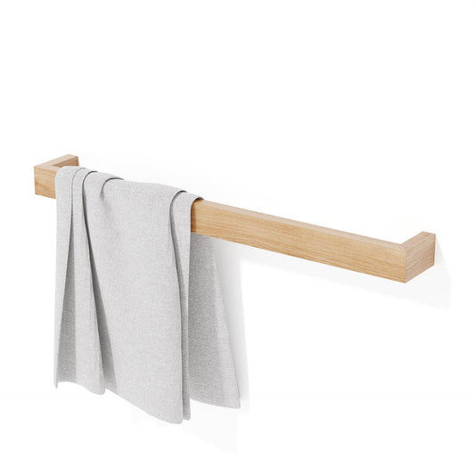 Wireworks Towel Rail 72cm Slimline Oak