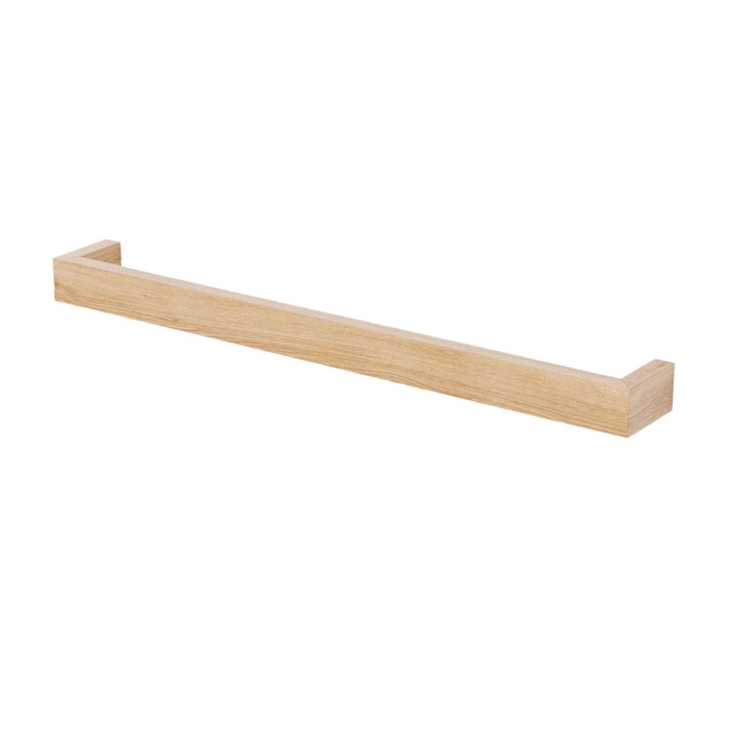 Wireworks Towel Rail 72cm Slimline Oak